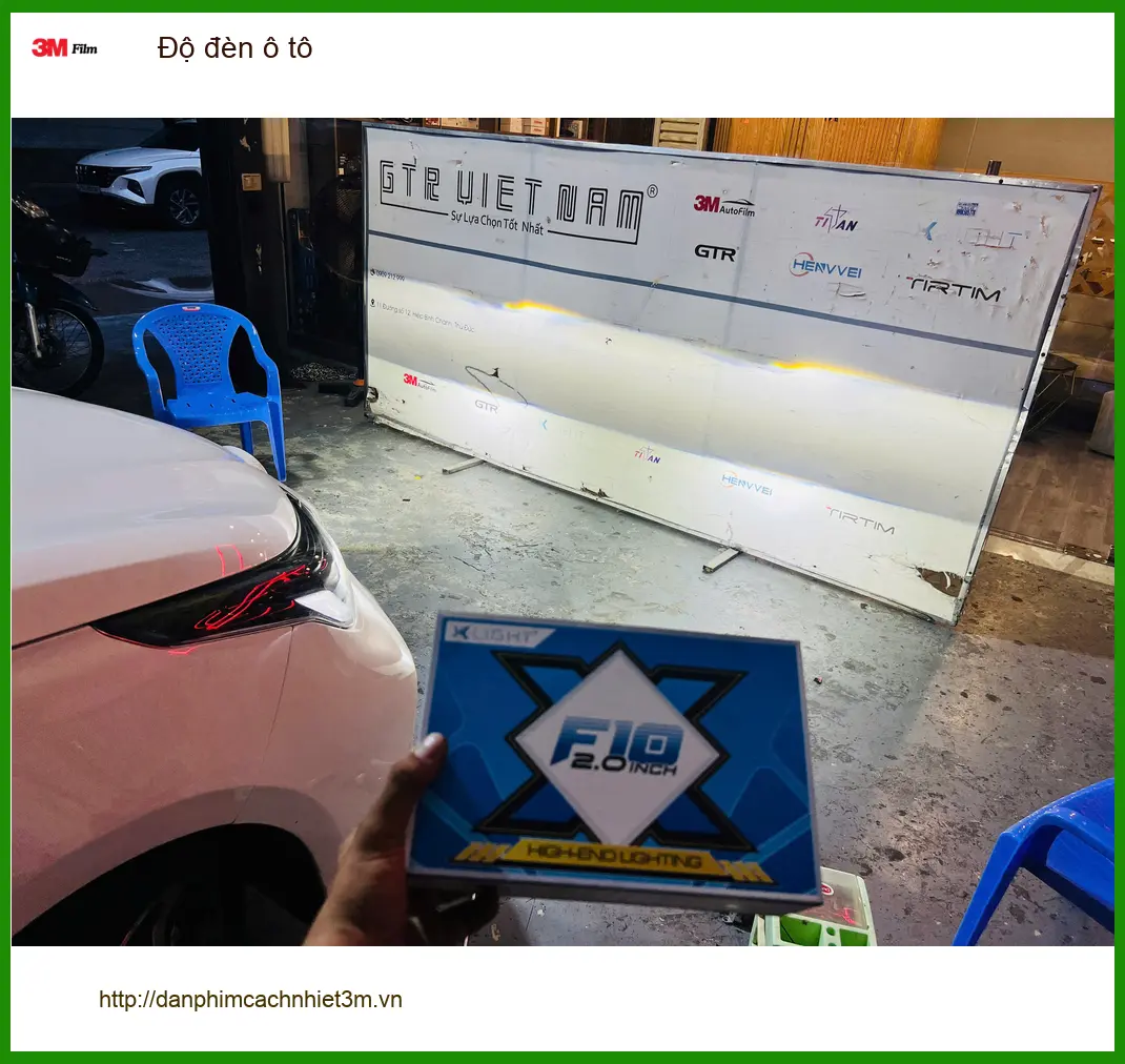 Anh Nam Cường độ đèn ô tô Honda CRV tại Quận 2 để ánh sáng tốt hơn khi đi đêm