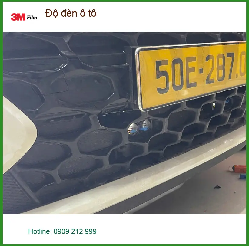 Anh Khải độ đèn ô tô cho Hyundai Creta tại Thủ Đức để cải thiện tầm nhìn ban đêm ảnh thực tế 4