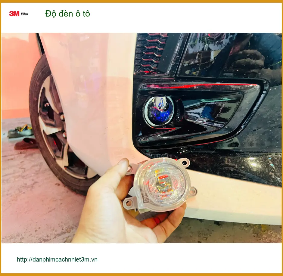 Anh Nam Cường độ đèn ô tô Honda CRV tại Quận 2 để ánh sáng tốt hơn khi đi đêm ảnh thực tế 5