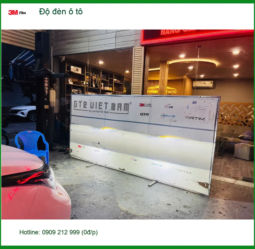 Anh Cường nâng cấp độ đèn ô tô Honda Civic tại Quận 9 để cải thiện tầm nhìn đêm ảnh thực tế 4