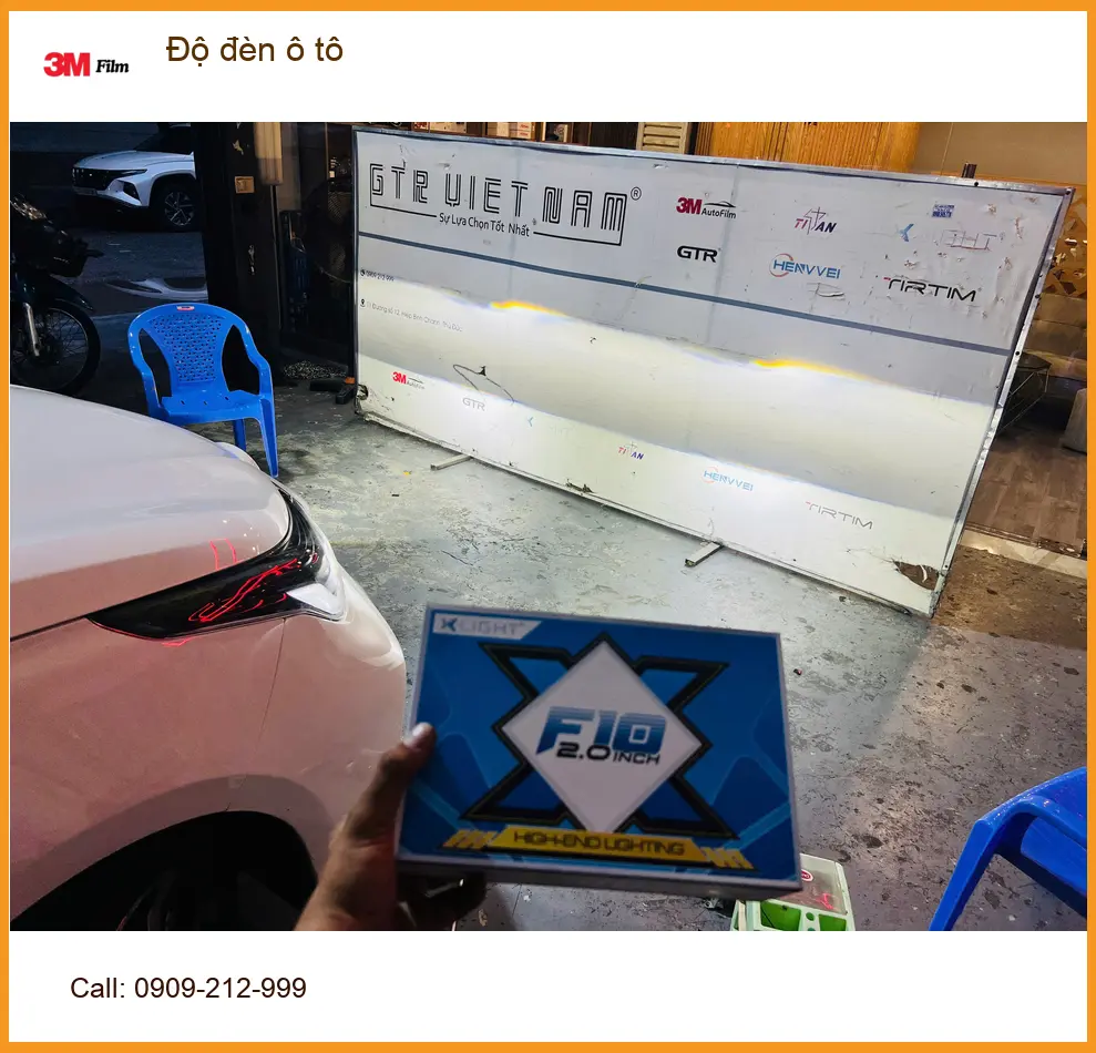 Anh Việt nâng cấp đèn xe cho Kia Carnival ở Quận 4 để tăng sáng an toàn ảnh thực tế 5