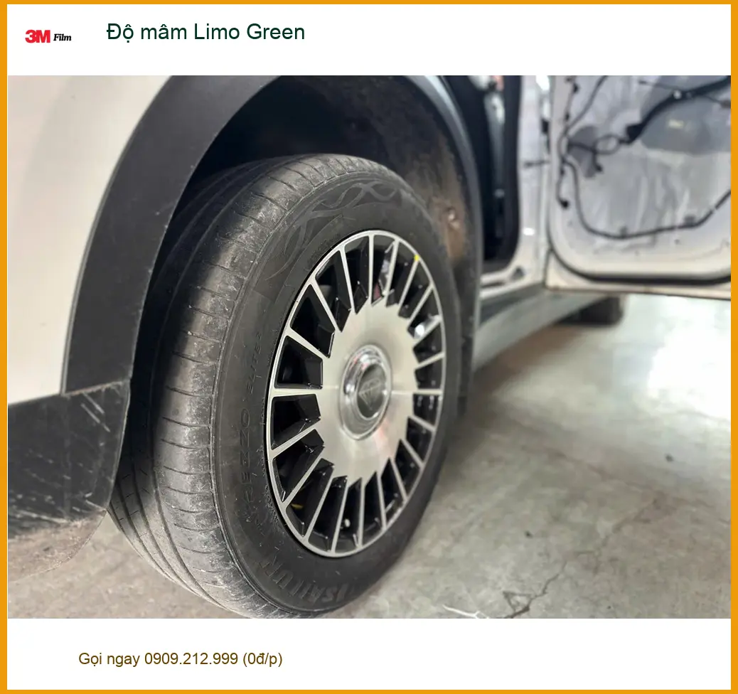 Anh Tùng độ mâm Limo Green cho Hyundai Accent tại Hóc Môn để tăng vẻ độc đáo ảnh thực tế 4