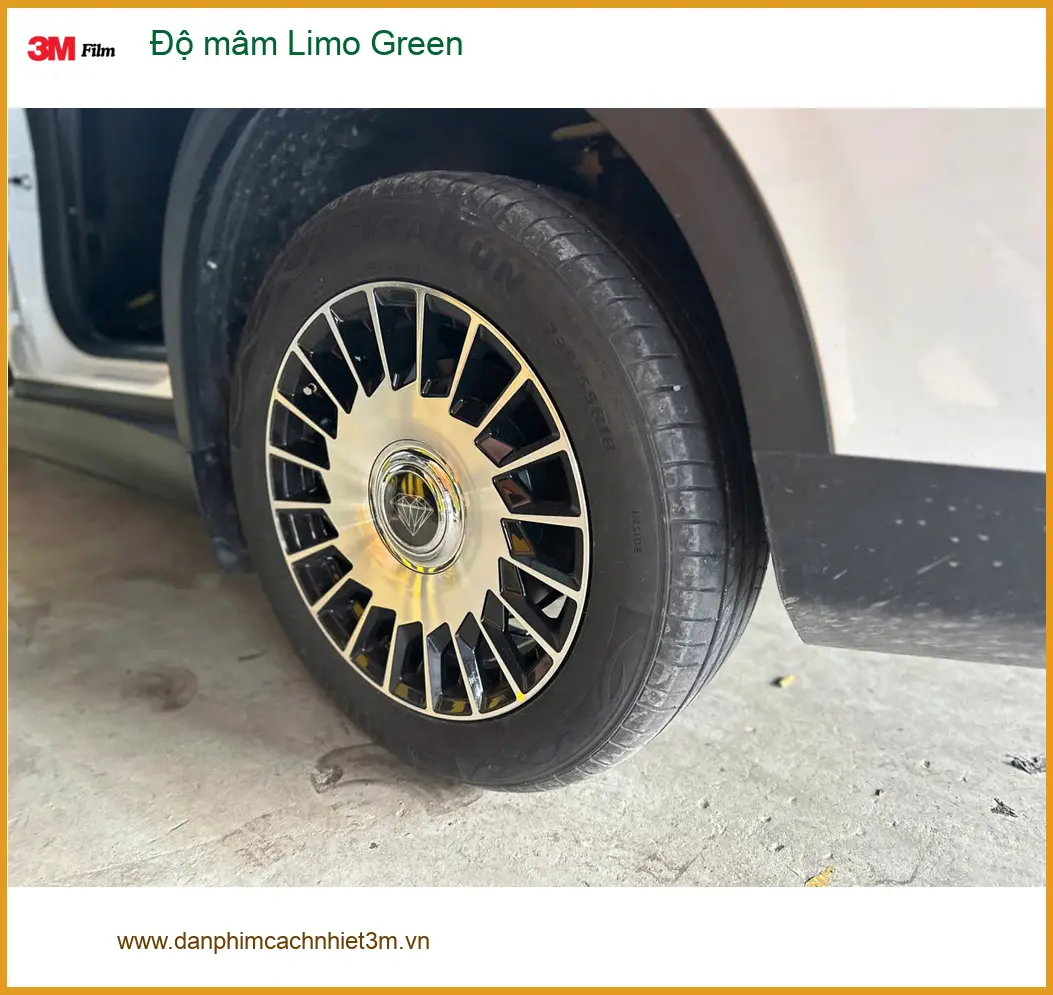 Chị Thảo độ mâm Limo Green cho Hyundai Santa Fe tại Quận Thủ Đức ảnh thực tế 2