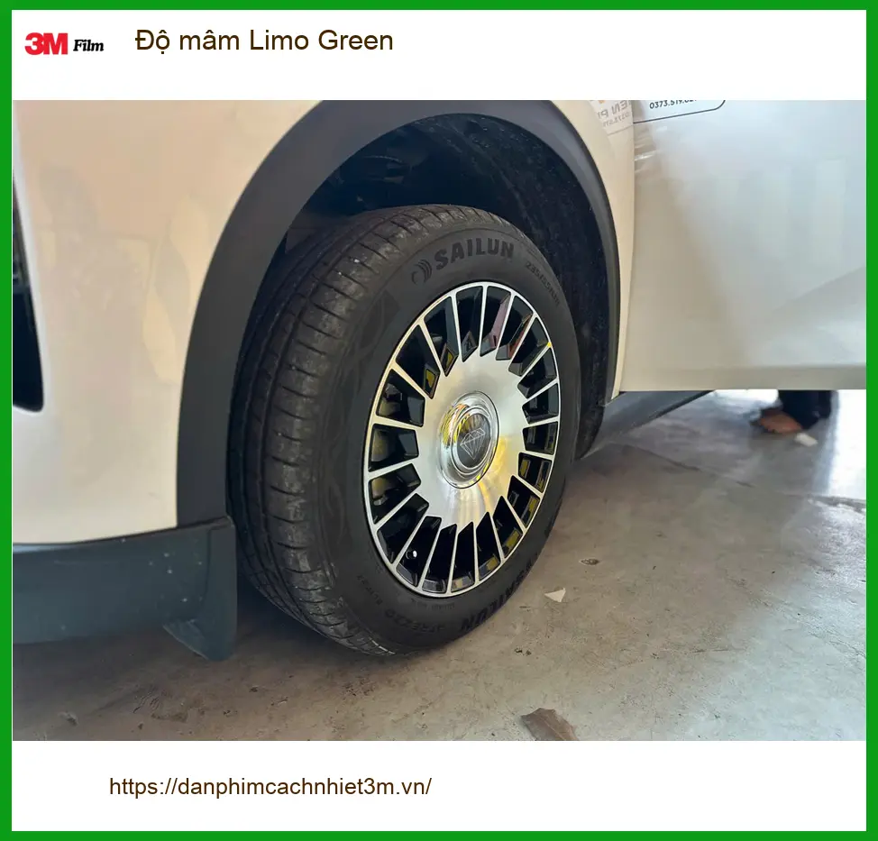 Chị Thảo độ mâm Limo Green cho Hyundai Santa Fe tại Quận Thủ Đức ảnh thực tế 3