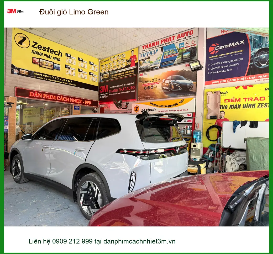 Anh Nhật lắp Đuôi gió Limo Green cho VinFast Lux A2.0 tại Quận 6 ảnh thực tế 2