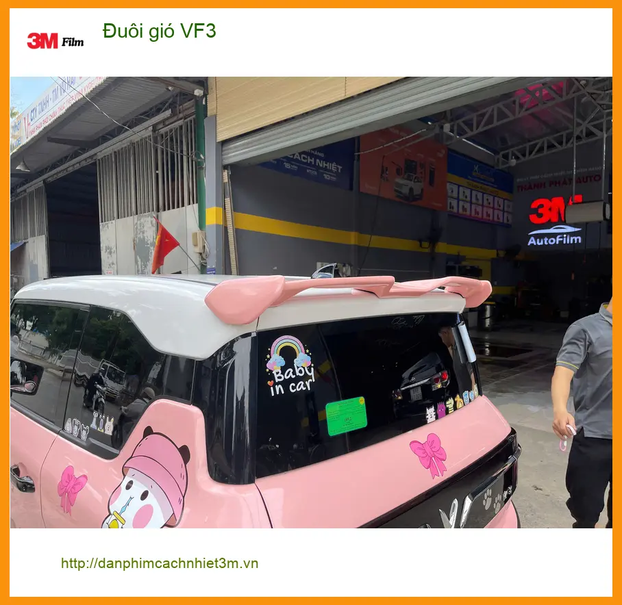 Cửa hàng lắp đuôi gió VF3 uy tín tại Quận 6 cho Chị Phương Anh ảnh thực tế 2