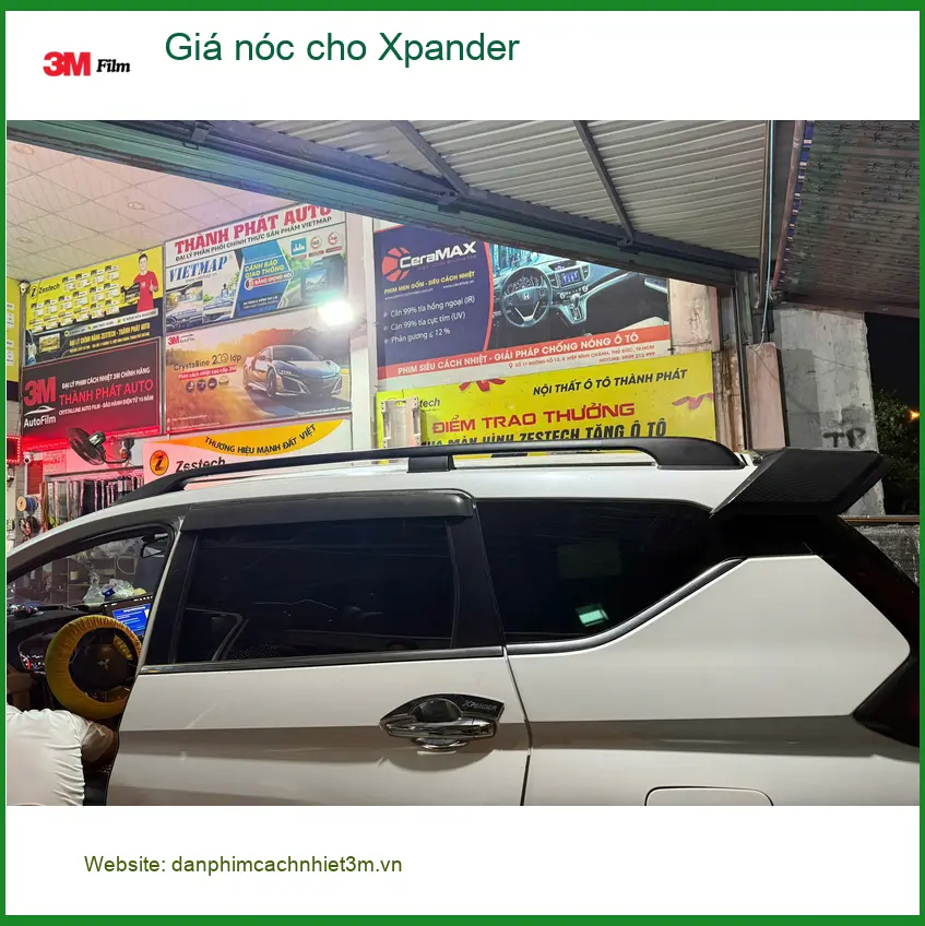 Chú Đạt lắp giá nóc cho Mitsubishi Xpander chở đồ đi phượt tại Nhà Bè ảnh thực tế 2