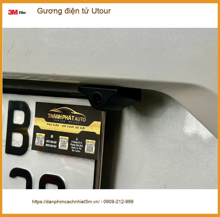 Anh Dũng lắp Gương điện tử Utour cho Honda CRV tại Quận Phú Nhuận để giảm điểm mù ảnh thực tế 2