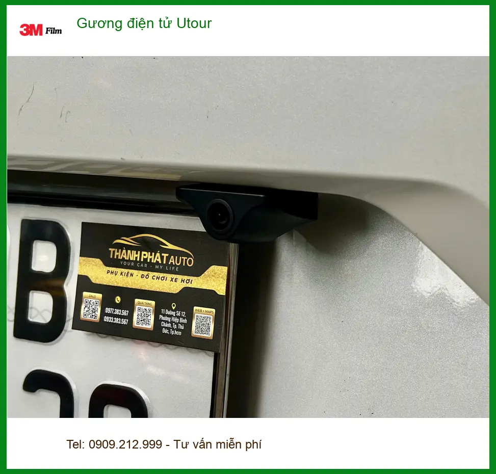 Anh Khải lắp Gương điện tử Utour cho Honda CRV tại Quận 12 an toàn hơn ảnh thực tế 3