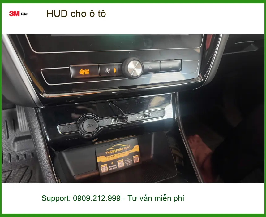 Anh Khải lắp HUD cho ô tô Hyundai Creta tại Quận 1 để lái xe an toàn hơn ảnh thực tế 3