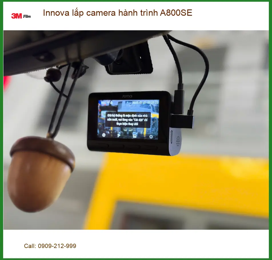 Anh Phong lắp camera hành trình A800SE Innova tại Quận 11 ảnh thực tế 4