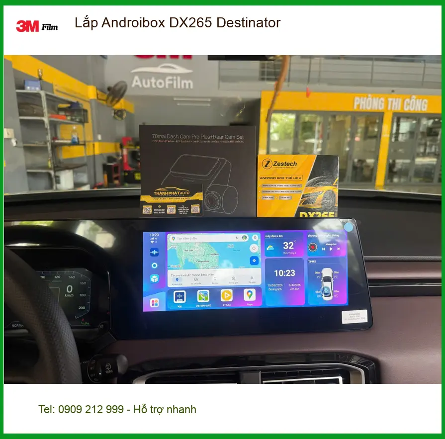 Anh Minh lắp Android Box DX265 Destinator cho Accent tại Quận 12.