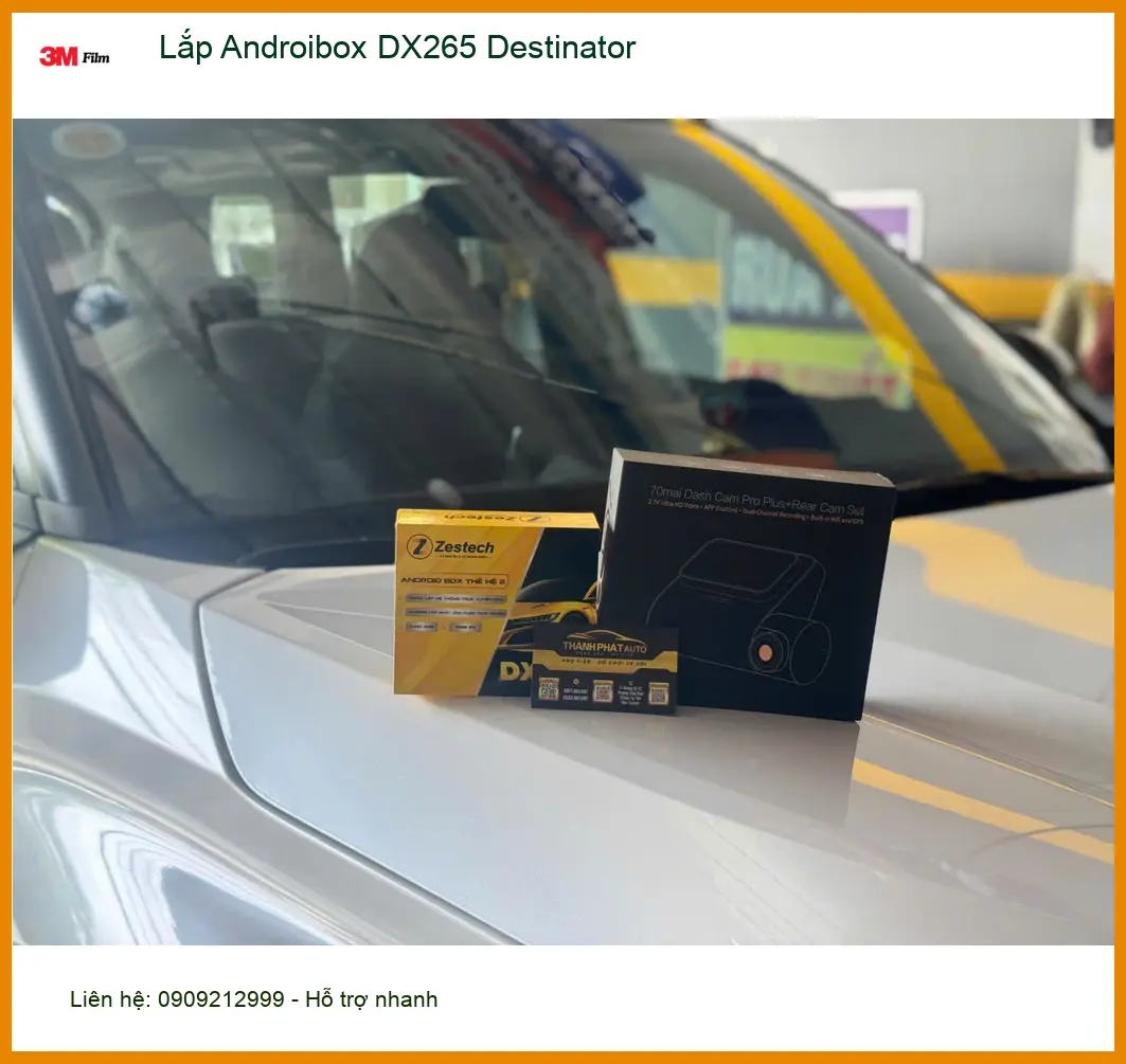 Chị Trâm lắp Androibox DX265 Destinator cho Xpander tại Hóc Môn ảnh thực tế 3