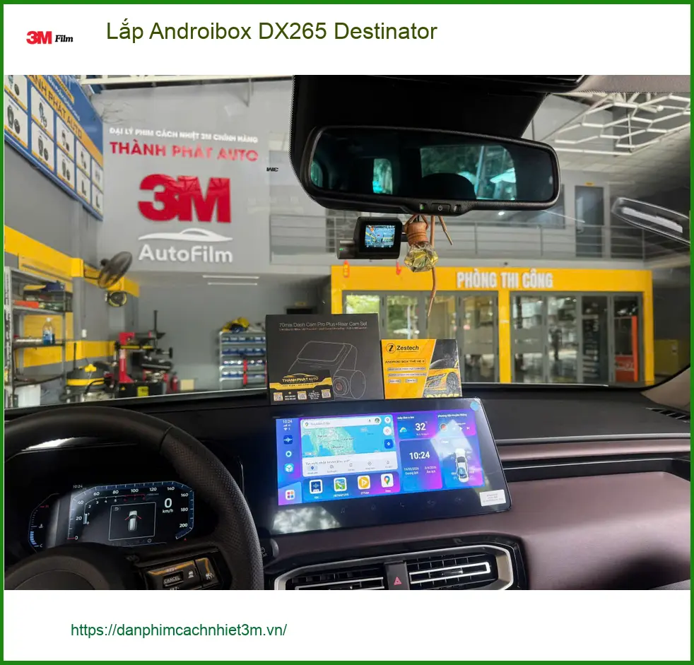 Chị Trâm lắp Androibox DX265 Destinator cho Xpander tại Hóc Môn ảnh thực tế 4