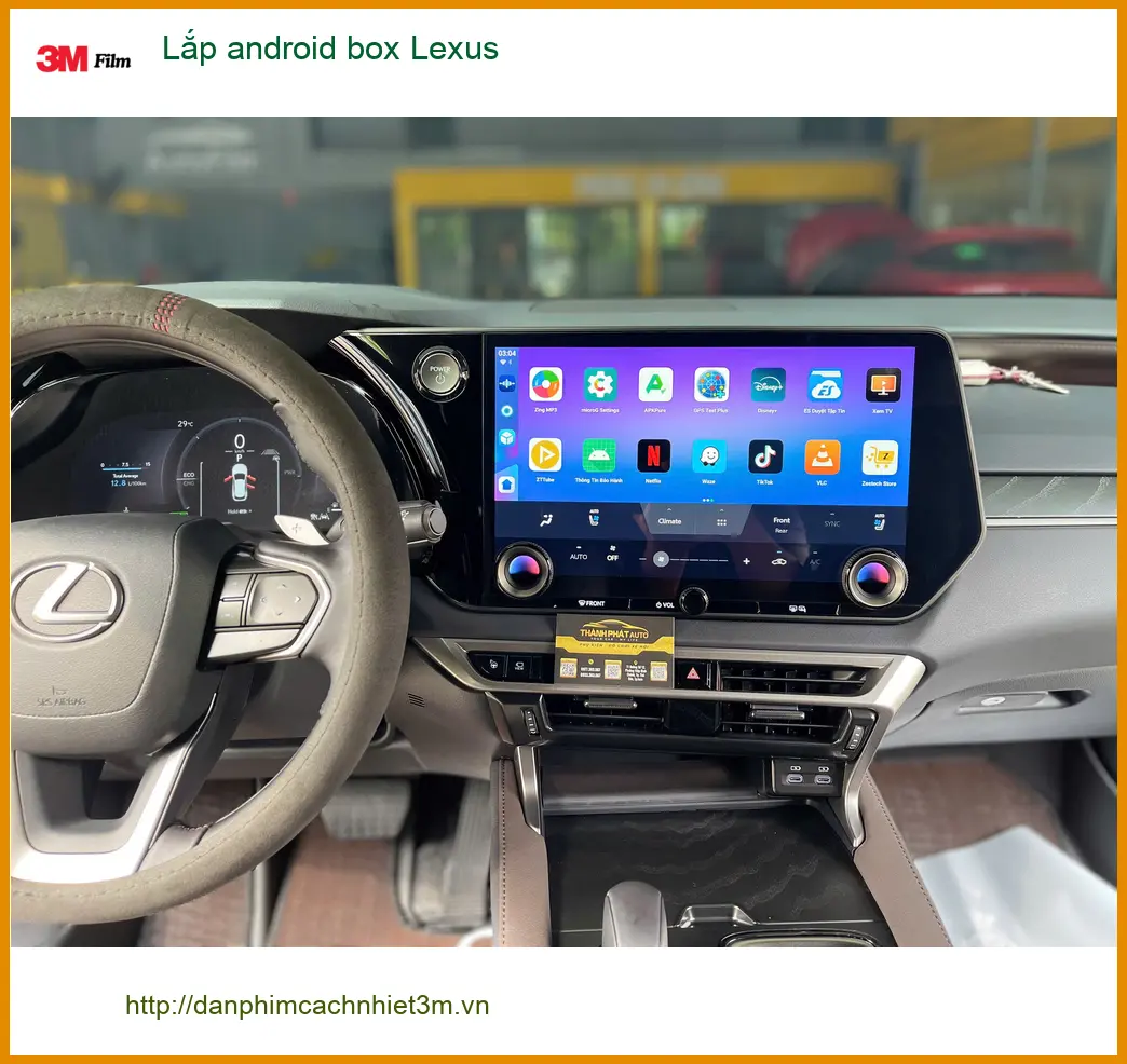 Anh Tùng lắp Android Box cho Lexus RX350 tại Quận Tân Bình để nâng tầm trải nghiệm lái xe