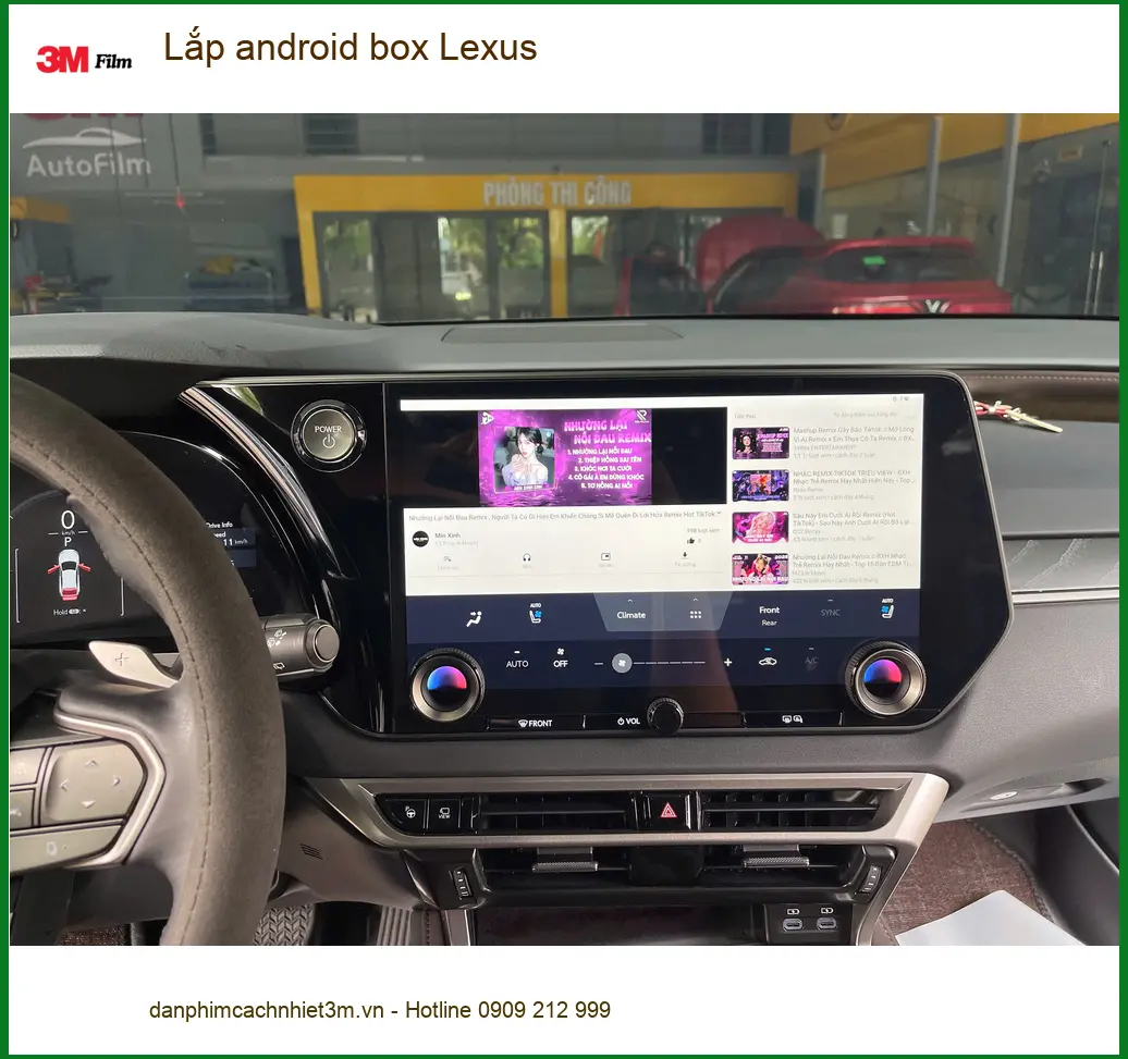 Anh Tùng lắp Android Box cho Lexus RX350 tại Quận Tân Bình để nâng tầm trải nghiệm lái xe ảnh thực tế 3