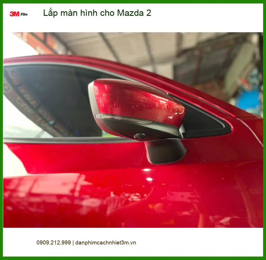 Chú Phát nâng cấp màn hình thông minh cho Mazda 2 tại Quận Bình Thạnh để lái xe an toàn hơn ảnh thực tế 4