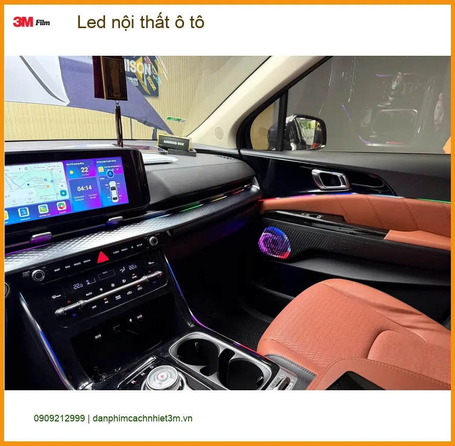 Anh Trung lắp Led nội thất ô tô cho Hyundai Accent tại Quận 5 ảnh thực tế 4
