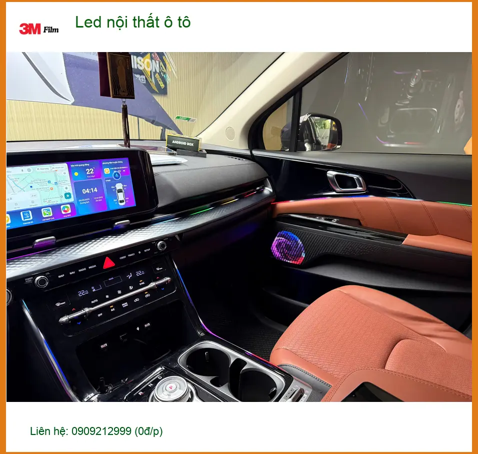 Anh Khang lắp Led nội thất ô tô cho Hyundai Creta tại Thủ Đức để xe thêm lung linh ảnh thực tế 2