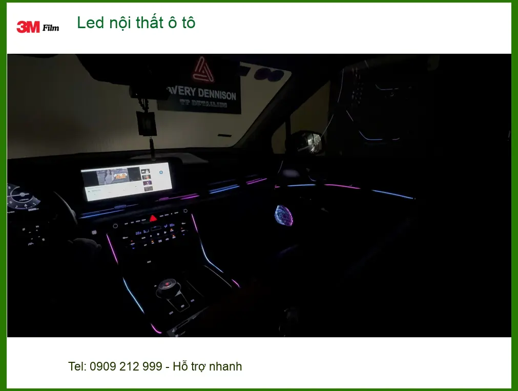 Anh Duy lắp Led nội thất ô tô Honda CR-V tại Bình Tân, tạo điểm nhấn riêng.