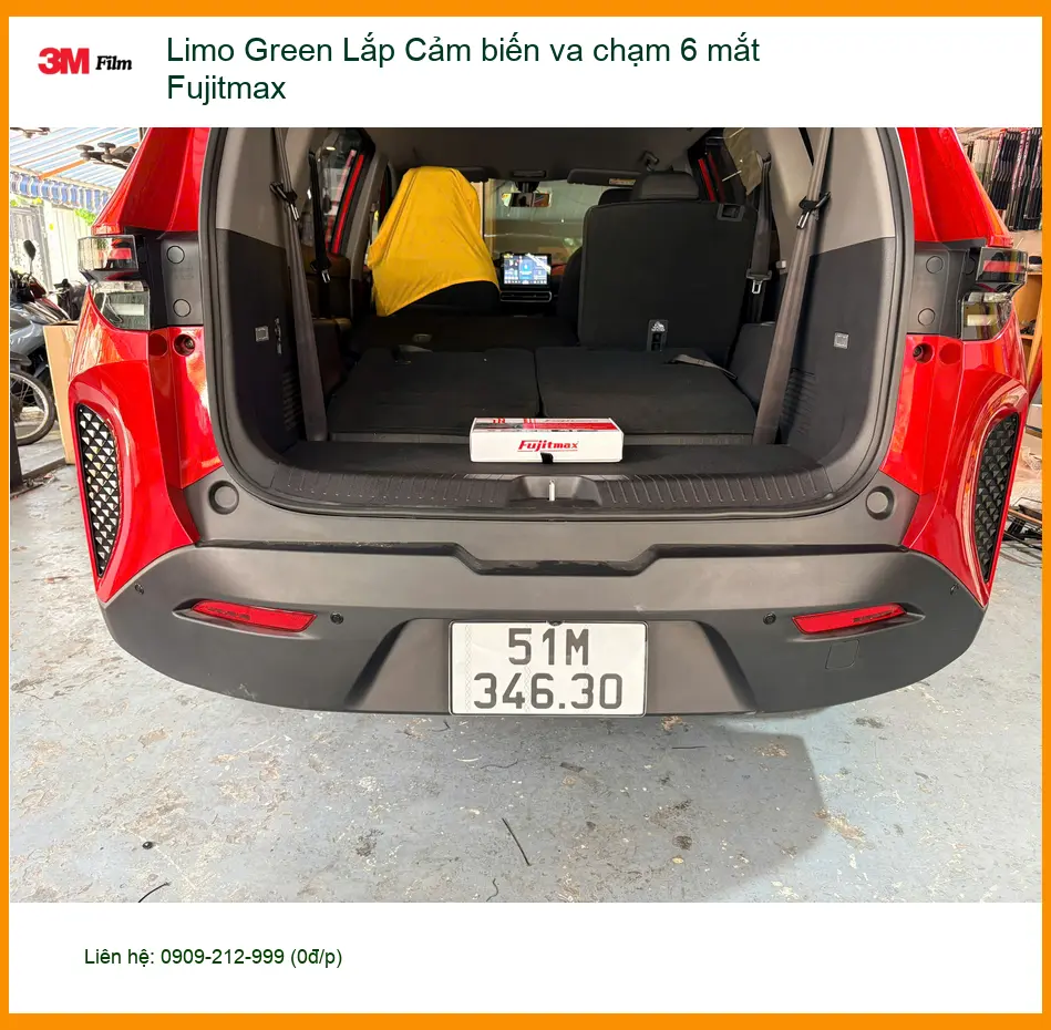Chú Quân lắp cảm biến va chạm 6 mắt Fujitmax Limo Green cho Kia K3 tại Cần Giờ ảnh thực tế 2
