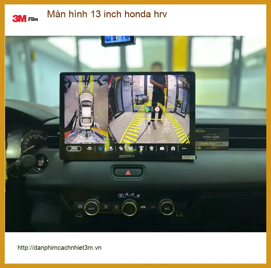 Anh Long lắp màn hình 13 inch Honda HR-V tại Quận 5 để giải trí tốt hơn ảnh thực tế 3