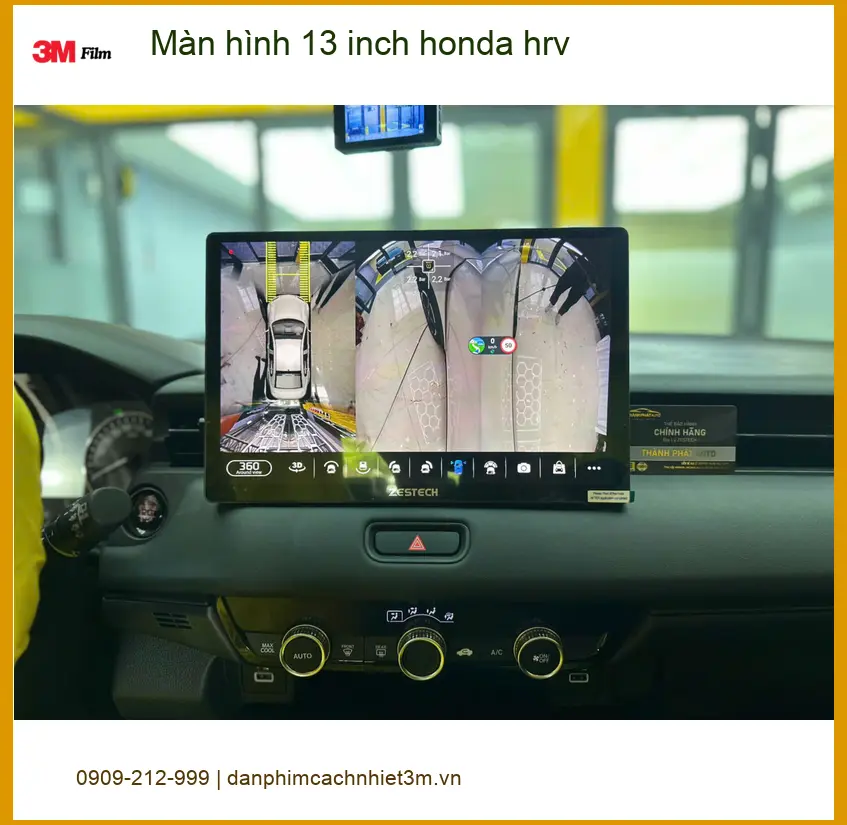 Chị Mai Anh nâng cấp màn hình 13 inch Honda HR-V tại Thủ Đức cho xe thêm hiện đại