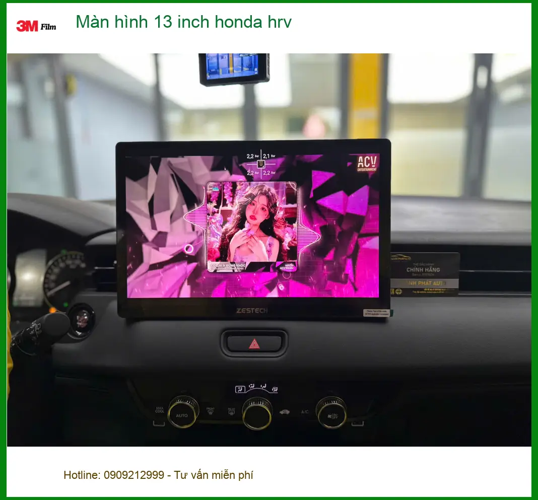 Chị Mai Anh nâng cấp màn hình 13 inch Honda HR-V tại Thủ Đức cho xe thêm hiện đại ảnh thực tế 3