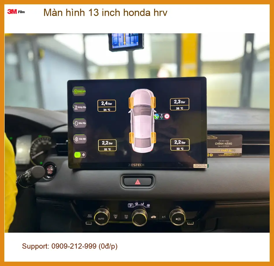 Anh Quang lắp màn hình 13 inch Honda HR-V tại Quận 6 để nâng tầm trải nghiệm lái ảnh thực tế 2