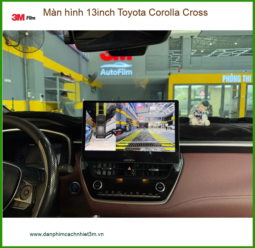 Anh Nam lắp màn hình 13inch cho Toyota Corolla Cross tại Quận Tân Bình để giải trí cao cấp hơn ảnh thực tế 5