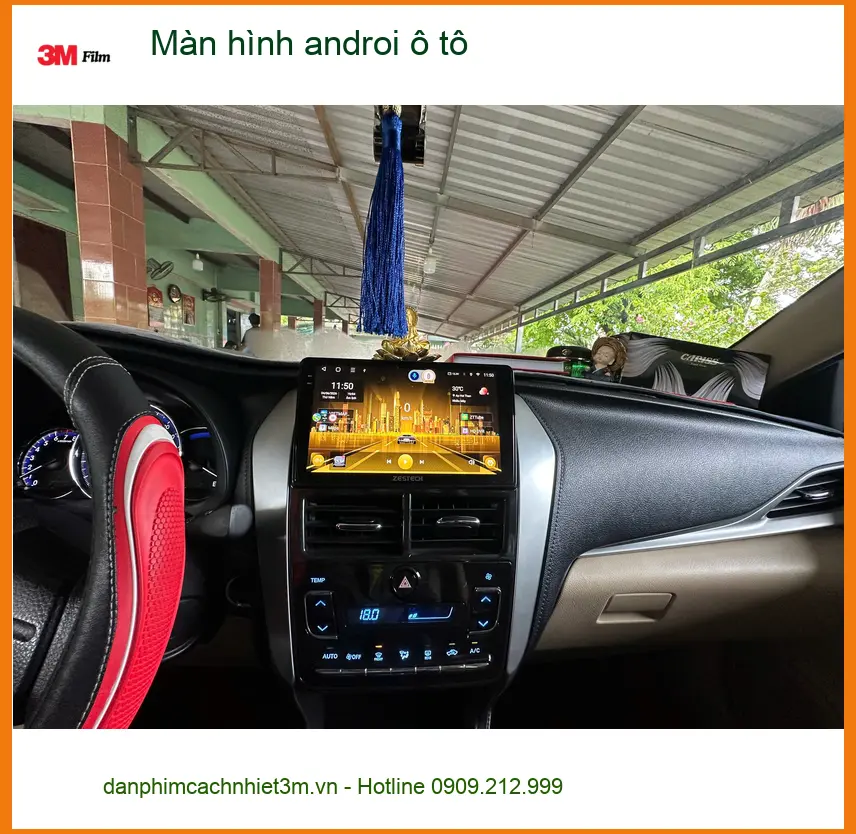 Anh Trung lắp màn hình Android ô tô cho Suzuki Swift tại Quận Thủ Đức