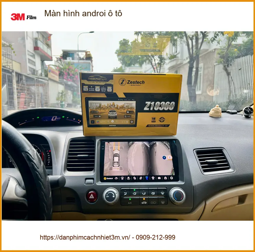 Chị Thanh lắp màn hình Android ô tô cho Hyundai Elantra tại Quận 2 tiện lợi hơn. ảnh thực tế 2