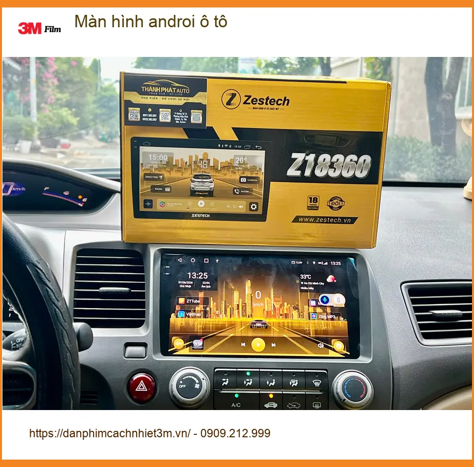 Chị Thanh lắp màn hình Android ô tô cho Hyundai Elantra tại Quận 2 tiện lợi hơn. ảnh thực tế 3