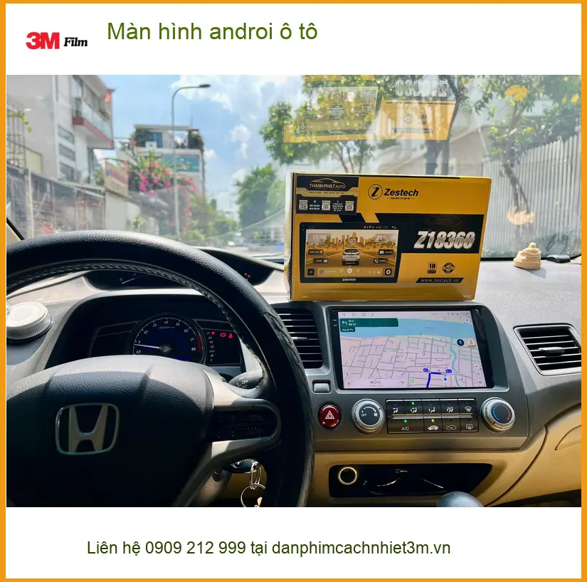 Chị Thanh lắp màn hình Android ô tô cho Hyundai Elantra tại Quận 2 tiện lợi hơn. ảnh thực tế 5