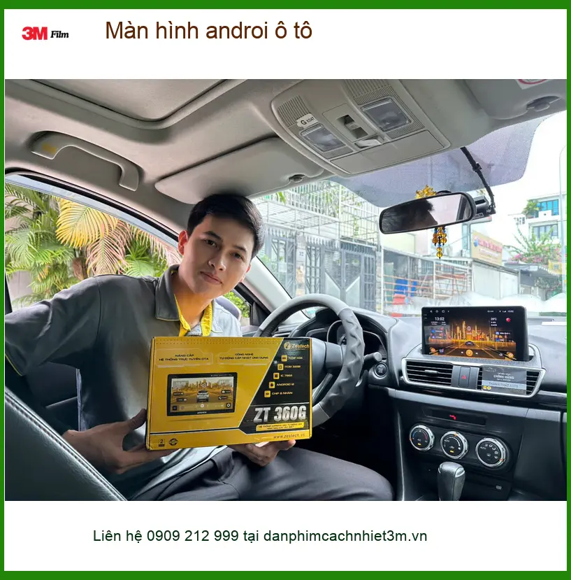 Anh Khang nâng cấp màn hình android ô tô Suzuki Swift tại Quận 12 để giải trí thông minh hơn. ảnh thực tế 5