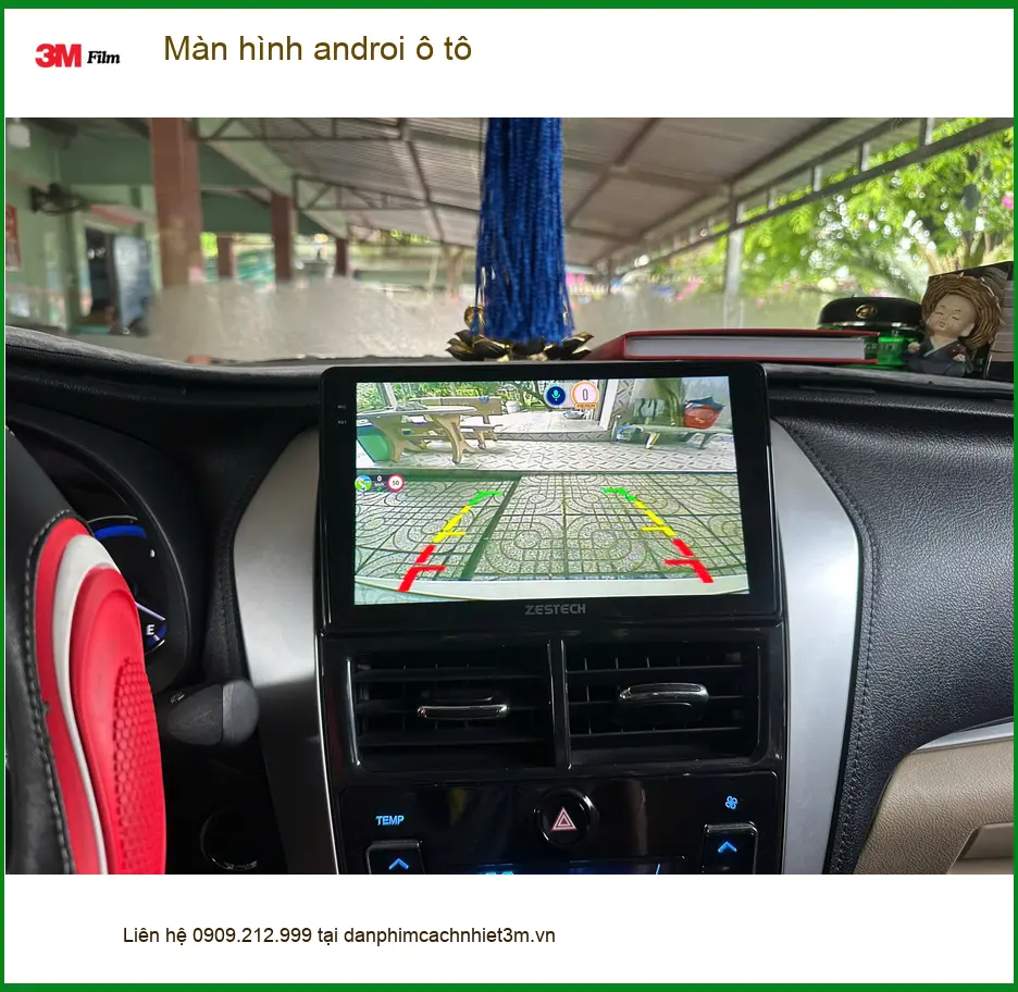 Anh Tấn lắp màn hình Android ô tô cho Hyundai Kona tại Quận 9 vì màn hình cũ đã quá lỗi thời