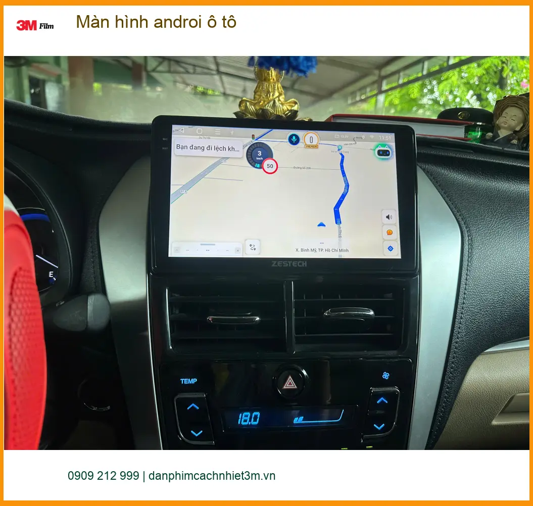 Anh Gia Bảo lắp màn hình Android ô tô cho Honda CR-V tại Quận 2, tiện lợi xem bản đồ ảnh thực tế 4