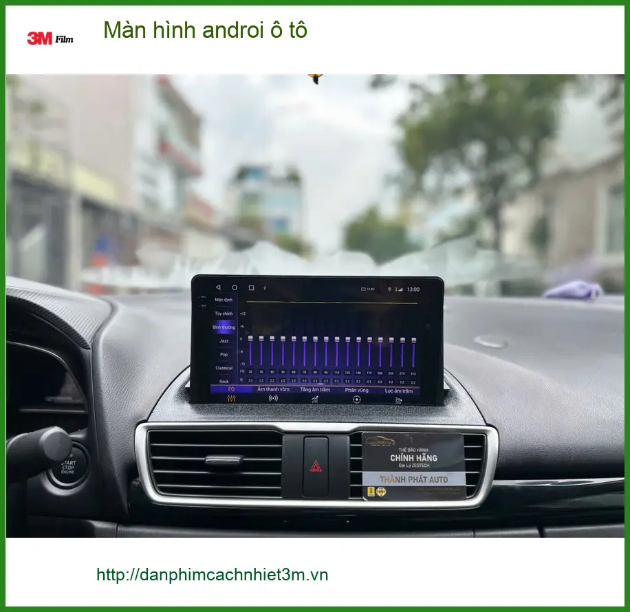 Chị Thư gắn màn hình Android ô tô cho Mazda 3 tại Thủ Đức để xem YouTube ảnh thực tế 5