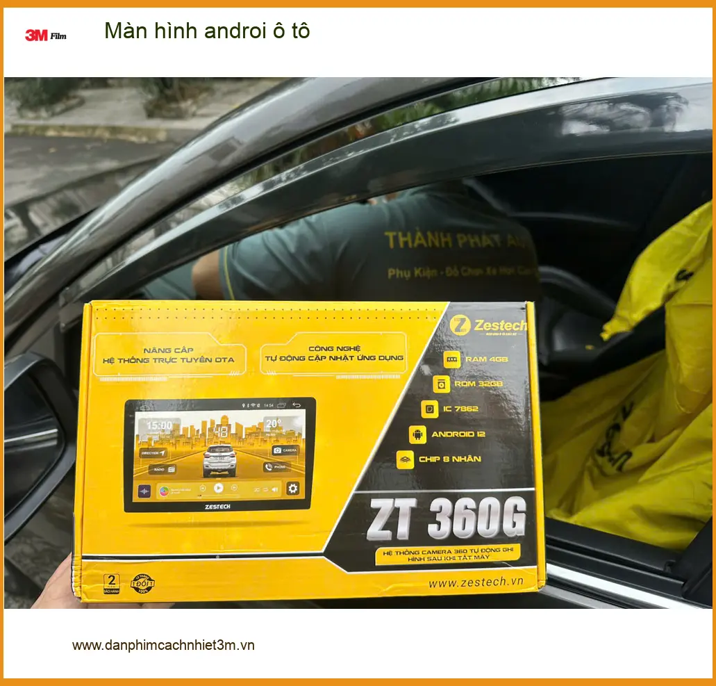 Anh Kiên lắp màn hình Android ô tô Hyundai Accent Quận 10 để giải trí ảnh thực tế 2
