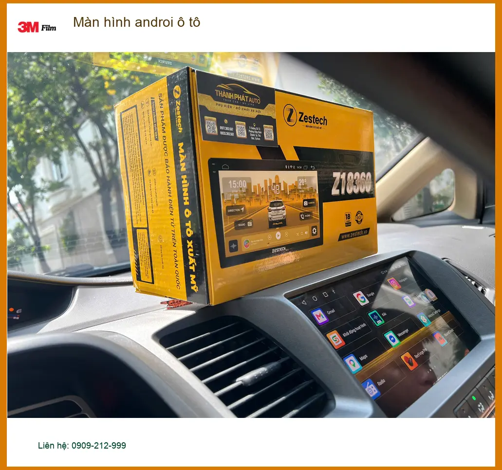 Bác Lập lắp màn hình Android ô tô cho Honda CRV tại Quận 9 để tiện dẫn đường và giải trí