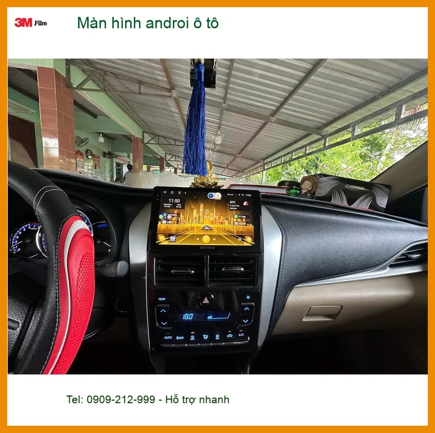 Anh Tùng nâng cấp màn hình Android ô tô Hyundai Accent ở Quận 10. ảnh thực tế 2