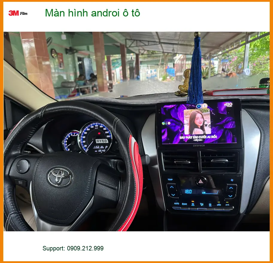 Anh Tùng nâng cấp màn hình Android ô tô Hyundai Accent ở Quận 10. ảnh thực tế 3