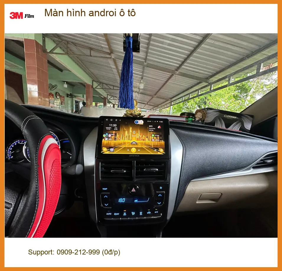 Chị Mai lắp màn hình Android ô tô Honda CRV tại Gò Vấp để giải trí và dẫn đường tiện lợi ảnh thực tế 2