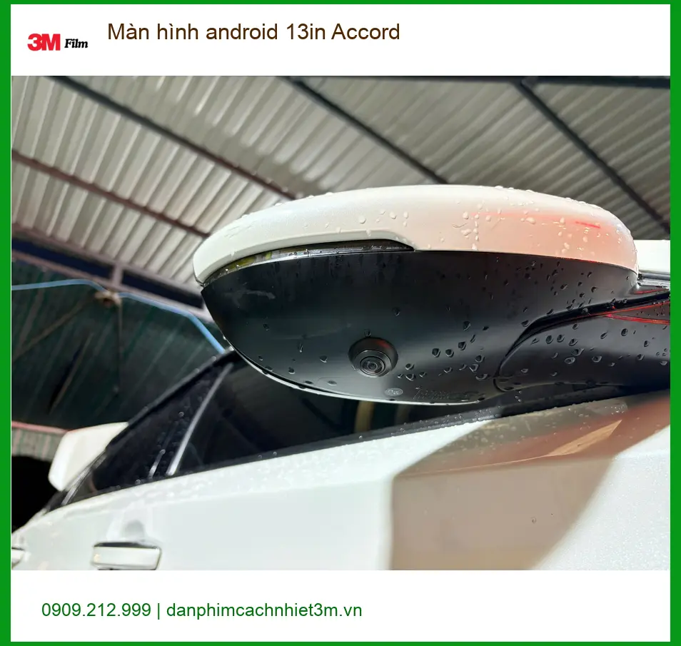 Anh Minh lắp màn hình Android 13in cho Accord vì màn hình cũ giật lag liên tục tại Hóc Môn