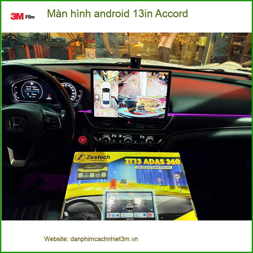 Anh Tấn nâng cấp màn hình Android 13in Accord tại Quận Phú Nhuận ảnh thực tế 3