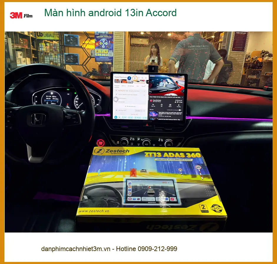 Anh Tấn nâng cấp màn hình Android 13in Accord tại Quận Phú Nhuận ảnh thực tế 4