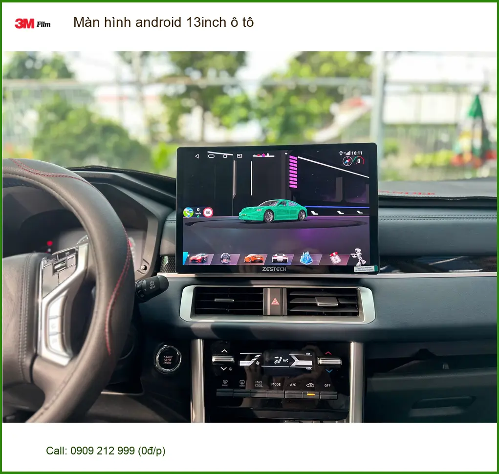 Anh Minh lắp màn hình Android 13inch cho Honda CRV ở Quận 12 để tiện công tác