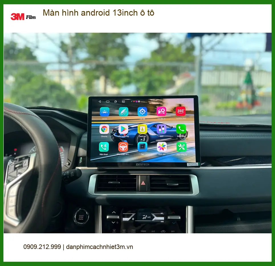 Anh Duy lắp màn hình android 13inch ô tô cho Hyundai Creta tại Quận 2 vì màn zin chậm ảnh thực tế 2
