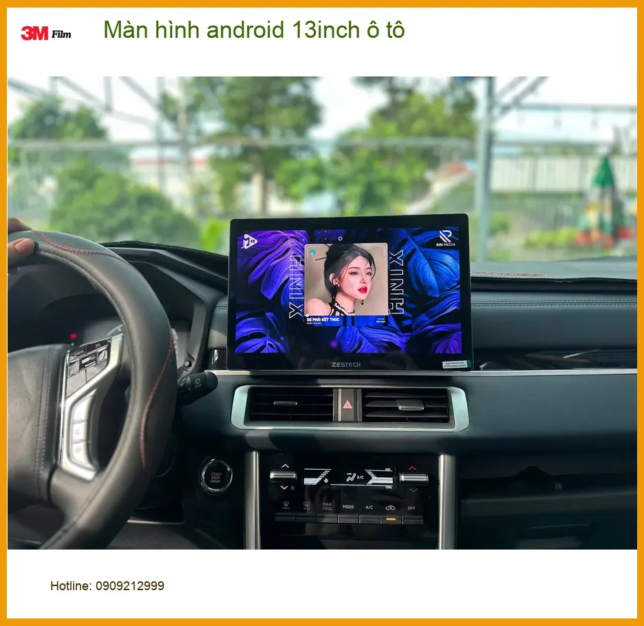 Anh Minh lắp màn hình Android 13inch cho Honda CRV ở Quận 12 để tiện công tác ảnh thực tế 4