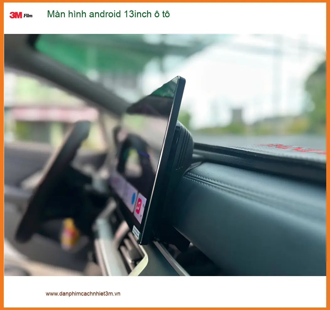 Anh Minh lắp màn hình Android 13inch cho Honda CRV ở Quận 12 để tiện công tác ảnh thực tế 5